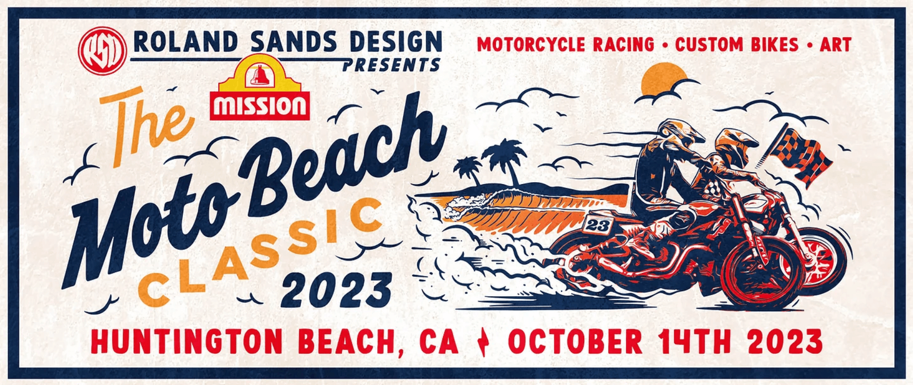 RSD Moto Beach Classic Dunlop Motorcycle